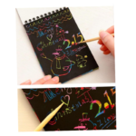 Rainbow Scratch Art Paper Note