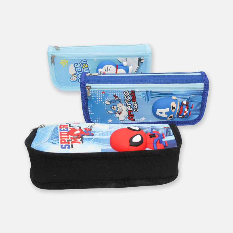 Captain America Spider Man Doraemon Pencil-Bag