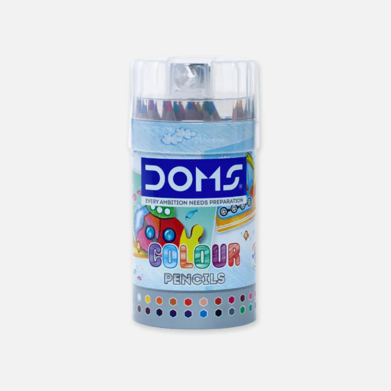 DOMS-24-Short-Color-Pencils-with-Cap-Sharpener