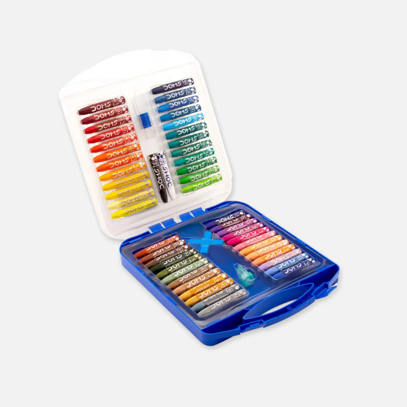DOMS-50-Color-Hex-Pastel-with-Holder-and-Scraping-Tool