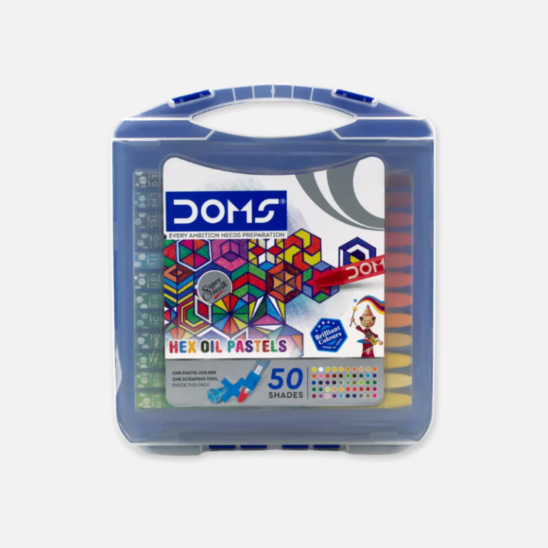 DOMS-50-Color-Hex-Pastel-with-Holder-and-Scraping-Tool