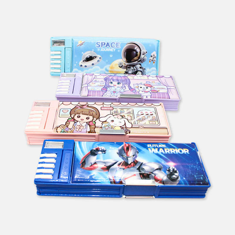 Multifunctional-Magnetic-Lock-Pencil-Box-with-Single-Sharpener-_1 Multifunctional Magnetic Lock Pencil Box with Sharpener & Piano 3518-02