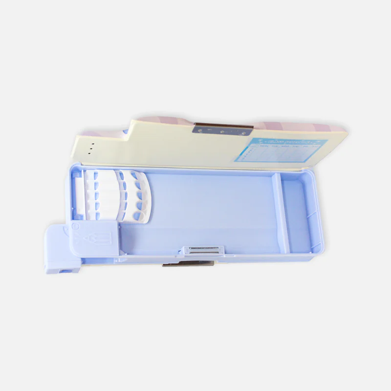 Multifunctional Magnetic Lock Pencil Box with Sharpener 35303
