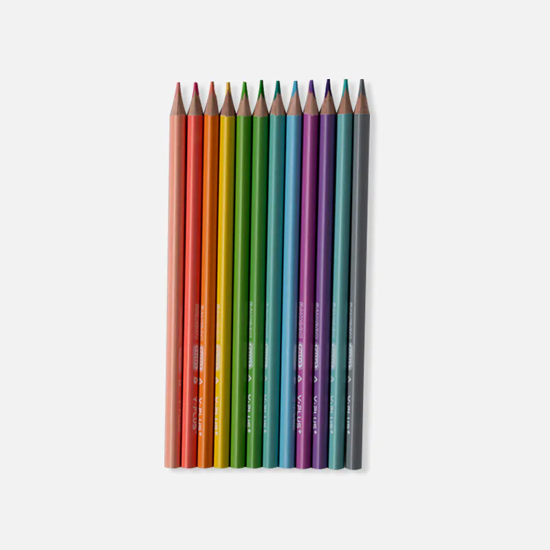 Rainbow Pastel 12 Pcs Color Pencil