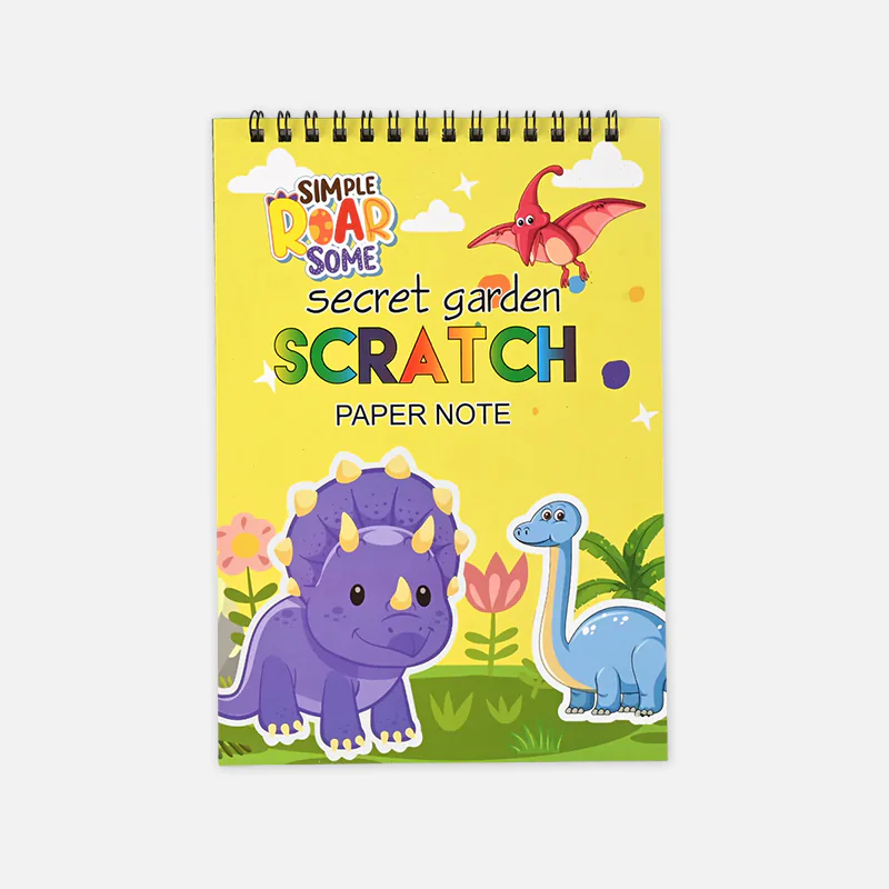 Rainbow Scratch Art Paper Note