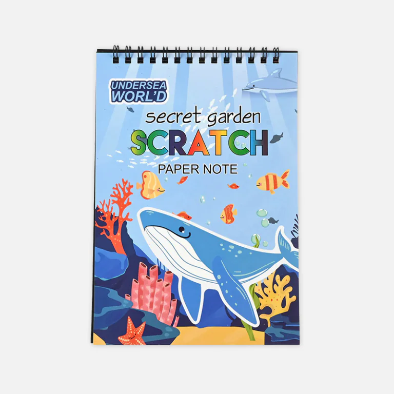 Rainbow Scratch Art Paper Note