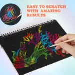 Rainbow Scratch Art Paper Note