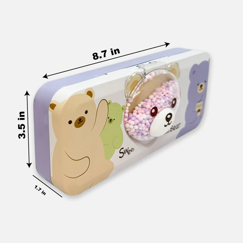 Sweet Bear Metal Pencil Box B-753
