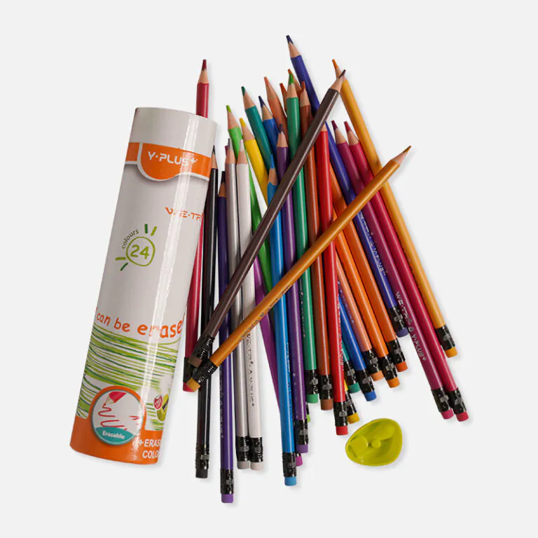 We-Tri 24 pcs Erasable Color Pencil