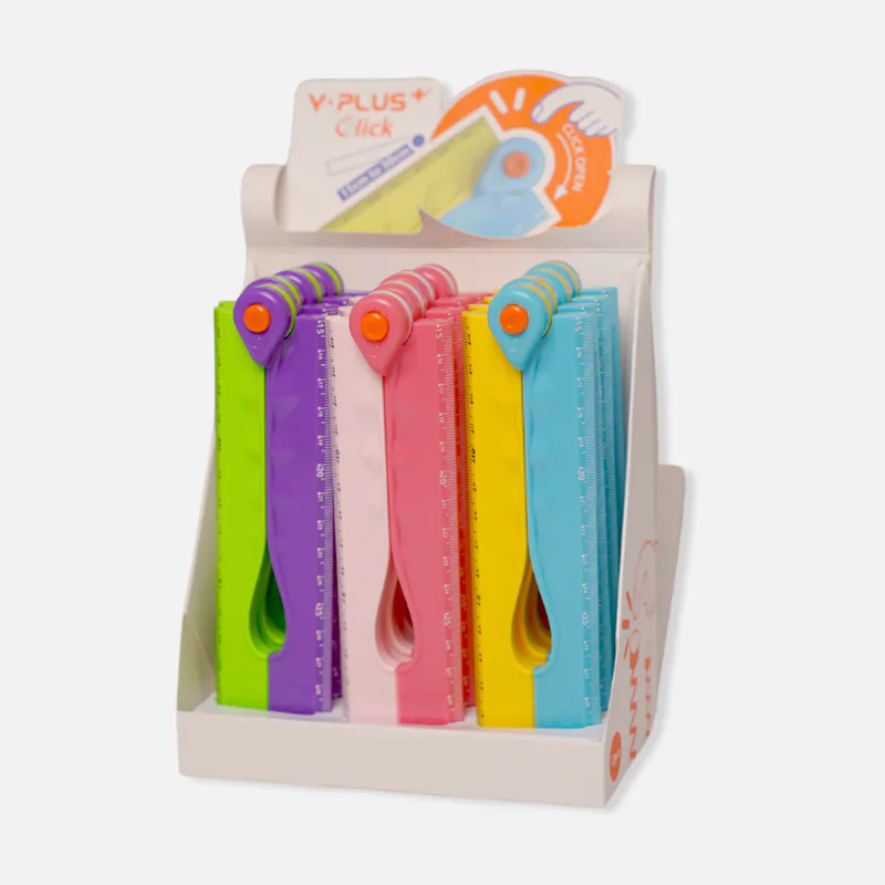 Y-Plus+ Click Ruler 15-30 CM Ruler
