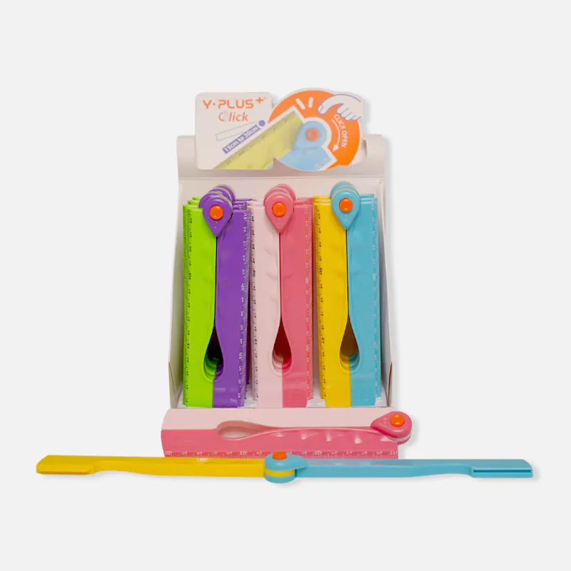 Y-Plus+ Click Ruler 15-30 CM Ruler