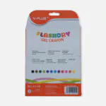 Y-Plus+ Flashdry Gel Crayon 12 Pcs