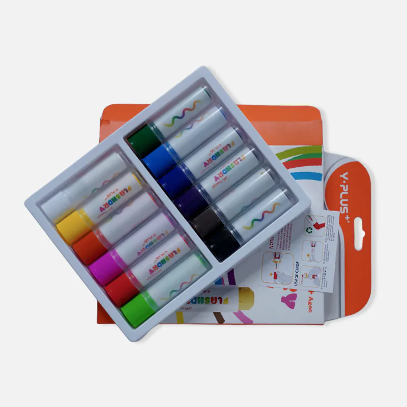 Y-Plus+ Flashdry Gel Crayon 12 Pcs