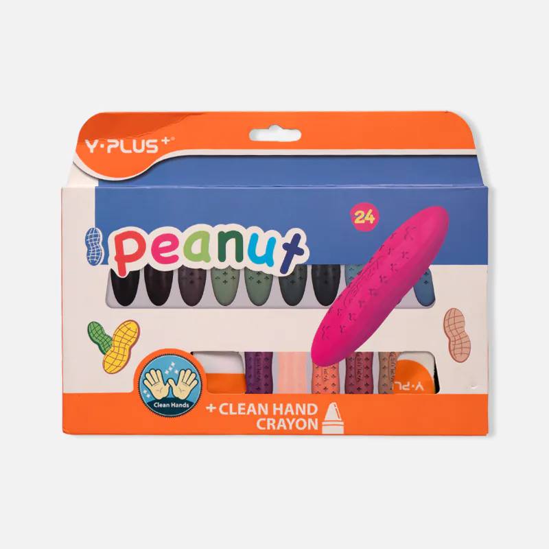 Y-Plus+ Peanut 24 Pcs Crayon