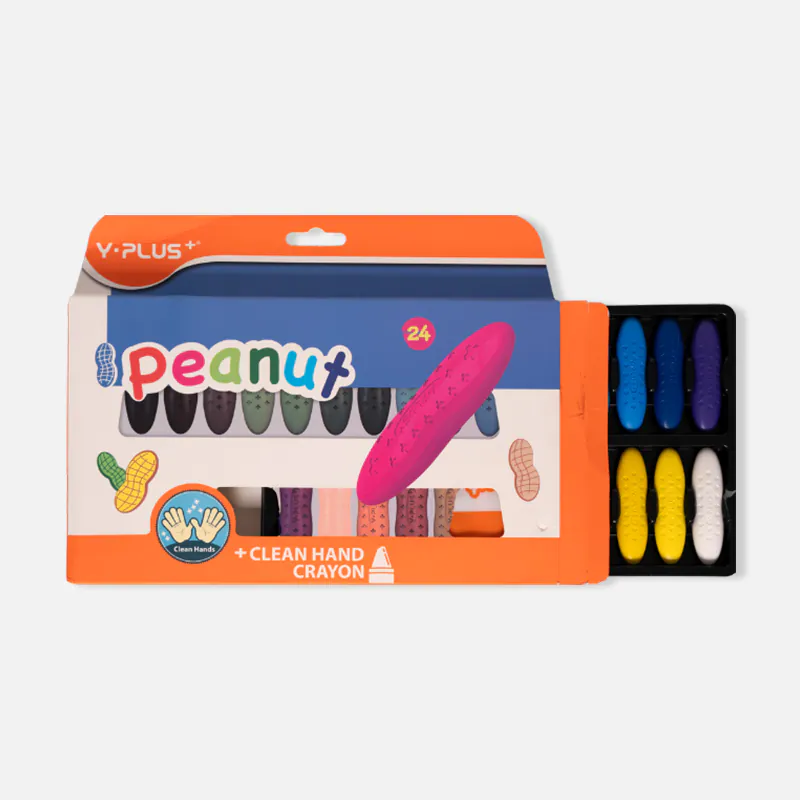 Y-Plus+ Peanut 24 Pcs Crayon