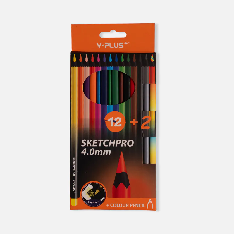 Sketchpro 12+2 4.0 mm Color Pencil