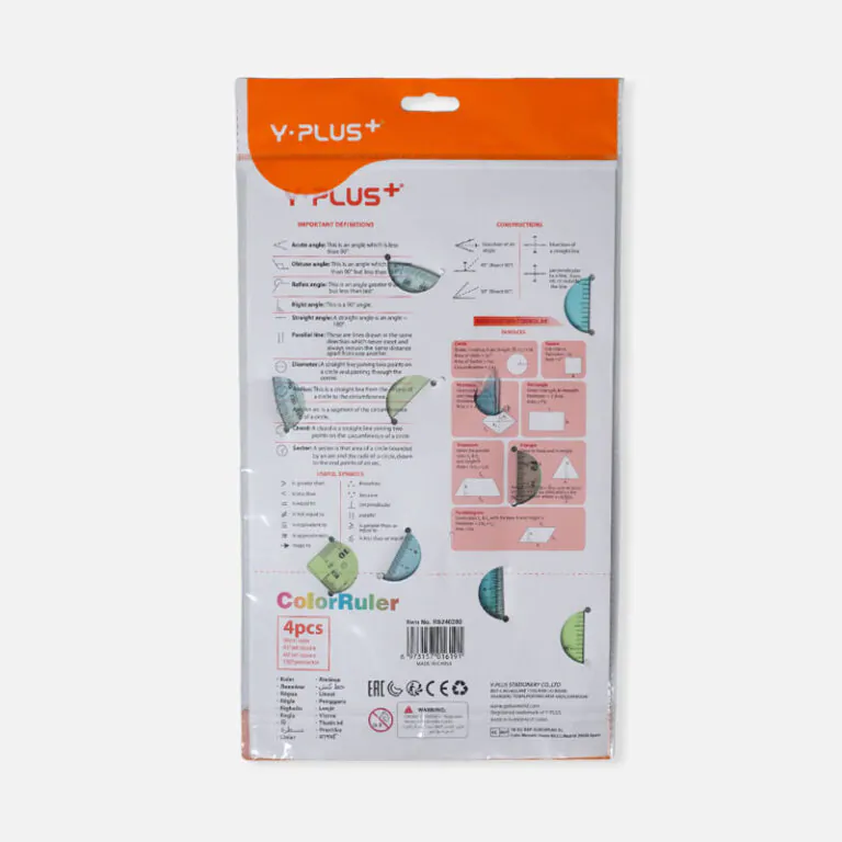 Y-Plus+ Unbreakable Color Ruler