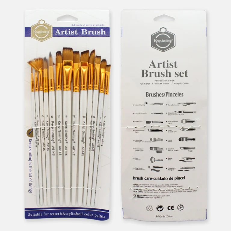 Keep Smiling Artist Brush A6145
