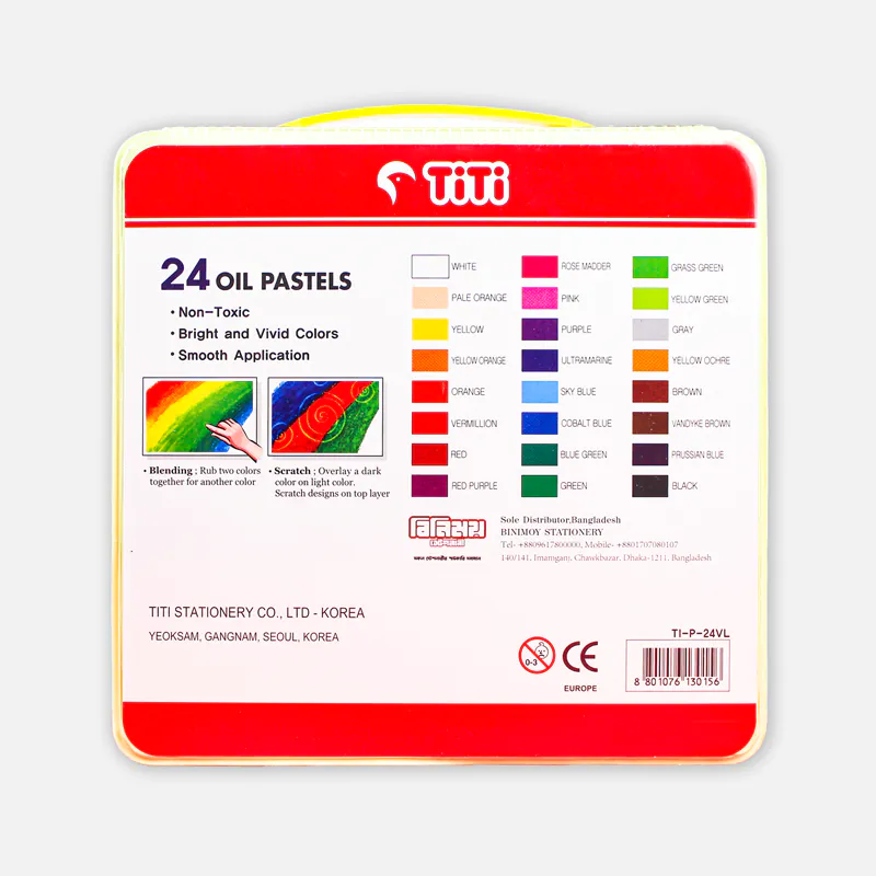 TiTi 24 Oil Pastels_TI-P-24VL