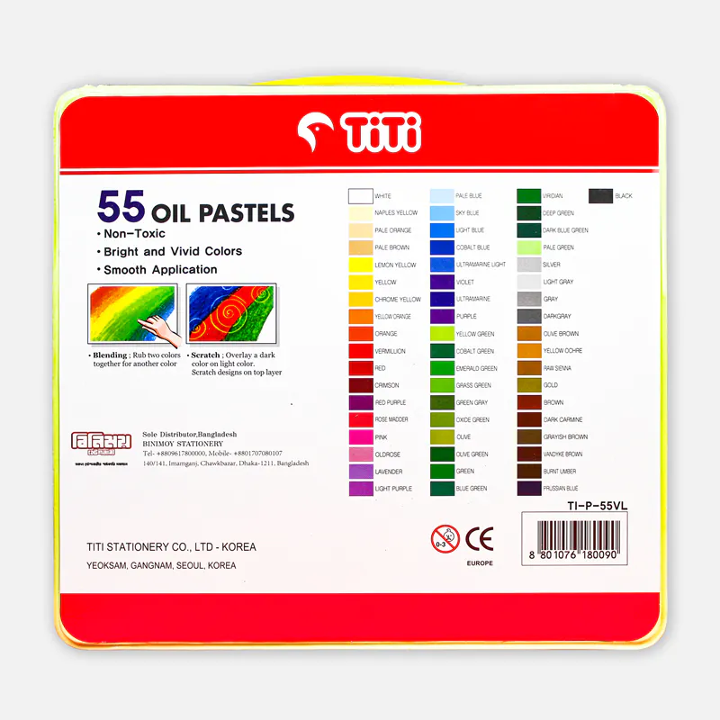 TiTi 55 Oil Pastels_TI-P-55VL